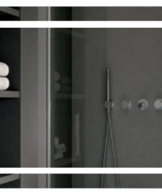 36-in W LED Bathroom Mirror,Wall Mount,Anti Fog,Dimmable
