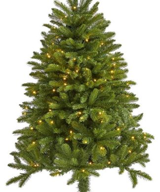 8? Wellington Spruce ?Natural Look? Christmas Tree / 550 Clear LED Lights