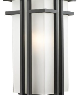 Z-Lite 550PHB Abbey 1 Light Outdoor Post Light - Oiled Bronze