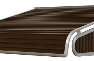 1500 Series Aluminum Door Canopy 36"x42" Projection, Brown
