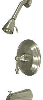 Water Saving Restoration Tub,Shower Faucet,Lever Handles,Satin Nickel