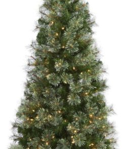 6.5'Slim Colorado Mountain Spruce Christmas Tree/450 Warm White Micro LED Lights