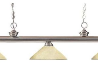 Z-Lite 100703BN-AGM14 Riviera, 3 Light Island/Billiard, Brushed Nickel