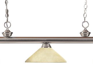 Z-LITE 100703BN-AGM14 3 Light Island/Billiard Light Fixture, Brushed Nickel