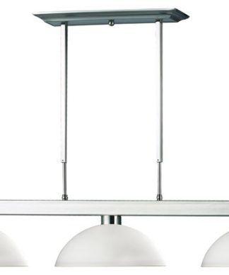 Z-Lite 152-DMO14 Cobalt 3 Light 46"W Billiard Chandelier - Brushed Nickel