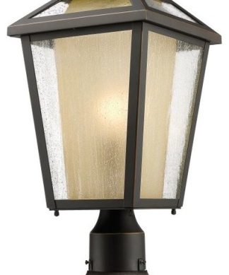 Z-Lite 532PHMR-533PM Memphis 1 Light Outdoor Pier Mount Light - Oil Rubbed