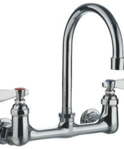 Whitehaus Kitchen Utility Faucet With Polished Chrome Finish WHFS9814-P5-C