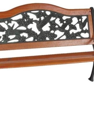 Worldwide Sourcing 9 Slat Hummingbird Park Bench