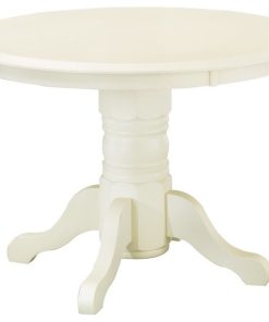 Warwick Traditional Dining Table in Antique White