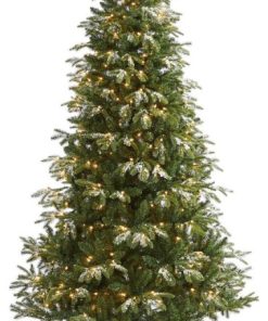 7.5? Yukon Mountain Fir Christmas Tree / 600 Clear Lights, Pine Cones