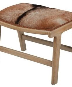 161-006 Goatskin Ottoman