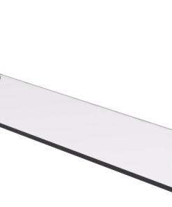 Waverly Place 30" Floating Glass Shelf, Antique Brass