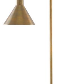 6000-0628 Thayer Desk Lamp, Vintage Brass and Black