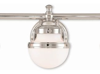3-Light Polished Chrome Bath Vanity