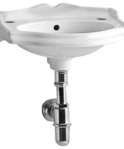 Whitehaus Isabella Bathroom Sink With White Finish AR035T-C
