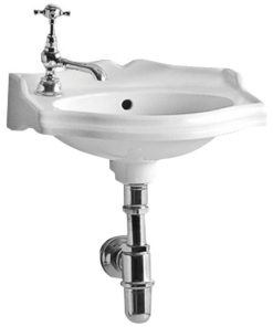 Whitehaus Isabella Bathroom Sink With White Finish AR035L-C