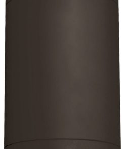 WAC Tube 9.5" Outdoor LED Flush Mount 3000K Spot 90CRI, Bronze