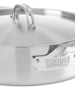 Viking 5-Ply Professional - 6.4 Qt. Saute Pan w/Lid - Satin Finish