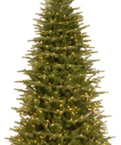 6 1/2' Feel Real Nordic Spruce Slim Hinged Tree With 650 Clear Lights