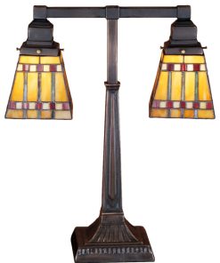 19.5H Prairie Corn 2 Arm Desk Lamp
