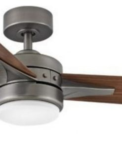 44 Inch 3 Blade Ceiling Fan Light Kit Pewter Metallic Matte Bronze Finish