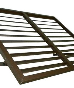 4' Ohio Metal Shutter Awning, 56" Wx24" Hx24" D, Bronze