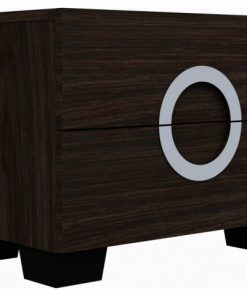 18" Refined Wenge High Gloss Nightstand