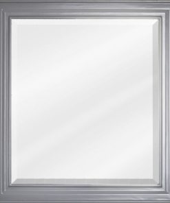 22"x24" Gray mirror with beveled glass