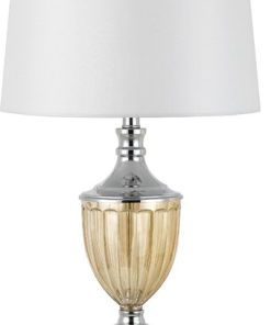 150W 3 Way Derby Metal/Glass Table Lamp, Set of 2