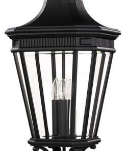 3-Light Pendant, Black