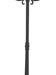 4-Light Pole Lantern, Black