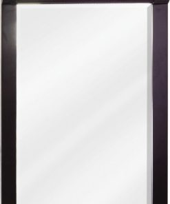 22"x34" Espresso mirror with beveled glass