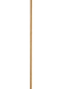 Walker Floor Lamp, 1-Light, Gild, Linen, Black Linen Trim Shade, 58"H
