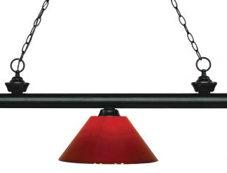 Z-Lite 3 Light Billiard Light, Matte Black , 200-3MB-PRD