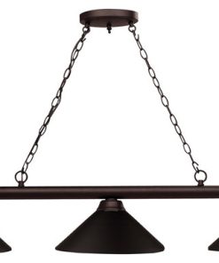 3 Light Billiard Light Bronze