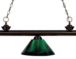 Z-Lite 200-3BRZ-ARG Riviera - Three Light Billiard In Bronze