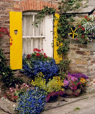 West of the Wind Outdoor Canvas 30?40?Wall Art - Polperro