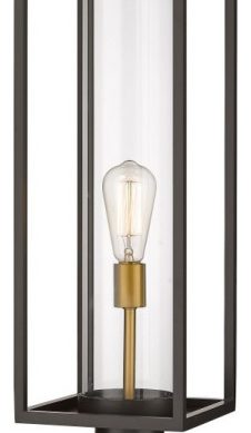 Z-Lite 584PHBR-533PM-DBZ Dunbroch - 27.75 Inch 1 Light Outdoor Post Mount