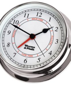 Weems and Plath Chrome Endurance 125 Time and Tide Clock