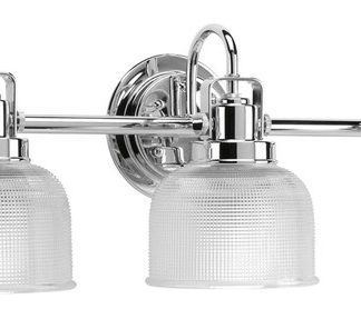 3-Light Bath and Vanity, Polished Chrome