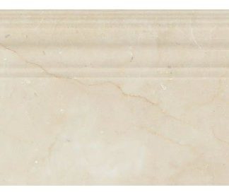12 Polished Crema Marfil Marble Baseboard Trim, 4 3/4 X 12 - 10 Pieces