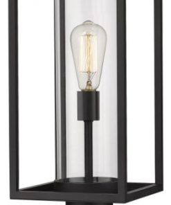 Z-Lite 584PHMR-553PM-BK Dunbroch - 21.75 Inch 1 Light Outdoor Post Mount