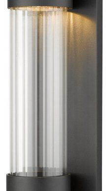 Z-Lite 575S-BK-LED Striate - 17" 11W 1 LED Outdoor Wall Sconce