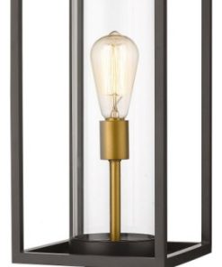 Z-Lite 584PHMR-553PM-DBZ Dunbroch - 21.75 Inch 1 Light Outdoor Post Mount