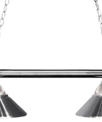 Z-Lite 155-2-RCH Sharp Shooter 2 Light Billiard / Island - Chrome