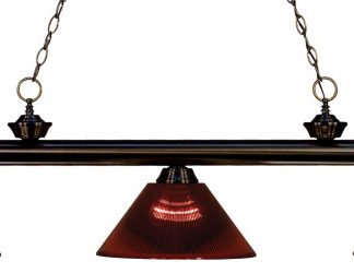 Z-Lite 3 Light Billiard Light, Bronze, 200-3BRZ-ARBG