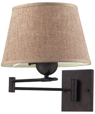Wall Sconce 1-Light With Aged Bronze Medium Base 25"