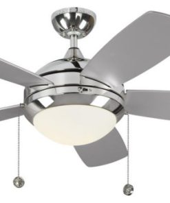 44'' Discus Classic - Polished Nickel by Monte Carlo 5DIC44PND-V1 in Nickel Fin