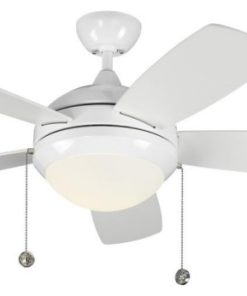 44'' Discus Classic - White by Monte Carlo 5DIC44WHD-V1 in White Finish