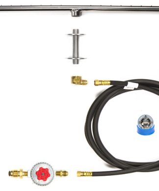 60" Low Profile T Burner and Complete Basic Propane Fire Pit Kit